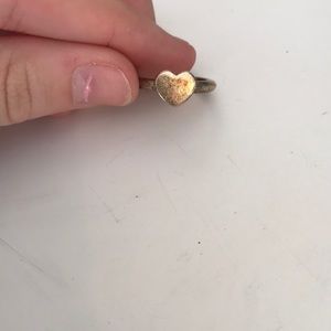 JAMES AVERY heart stackable ring size 7 or 8